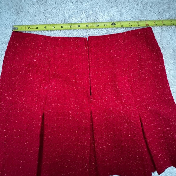 Lilly Pulitzer Vibrant Red Mini Skirt - Picture 3 of 7